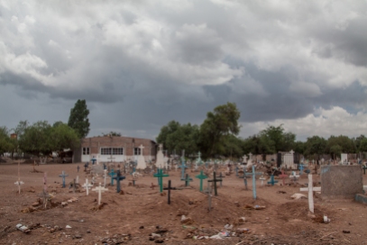Cementerio Yaqui. Sonora